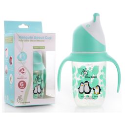 R for Rabbit Premium Penguin Spout Sipper Green - 180 ml-23