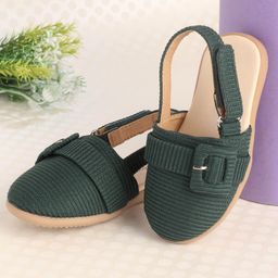 Babyoye Belly Shoes Buckle Design - Green-image-23