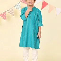 Fabindia Boys Striped Festive Straight Kurtas-14