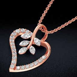 Joyalukkas Leafy Love Diamond Pendant-2.19 gm-image-8
