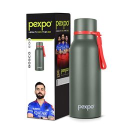 Pexpo Green Single Stainless Steel Water Bottle-image-18