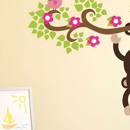 LANSTICK Beige & Brown Printed Splashproof Wallpaper-image-22