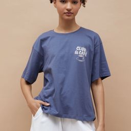Ginger by Lifestyle Women Typography Printed Round Neck Cotton T-shirt-picture-5