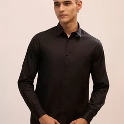 Espanshe Slim Fit Twill Pure Cotton Casual Shirt-image-96