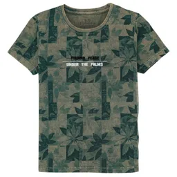 Status Quo Boys Printed Tropical Pure Cotton T-shirt-image-41
