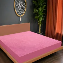 Wings Star Pink Queen Mattress Protector-image-72