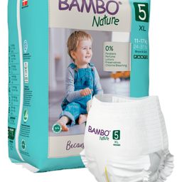 Bambo Nature Pant Style Diapers with Wetness Indicator Extra Large Size  - 19 Pieces image 2