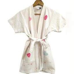 GAB Kids Printed Pure Cotton Shawl Neck Bath Robe With Belt-image-73