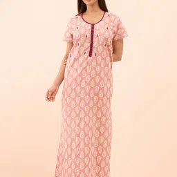 Maybell Printed Maxi Nightdress-picture-0