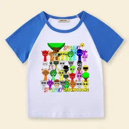INCLUD Girls Graphic Printed Round Neck T-shirt-picture-10