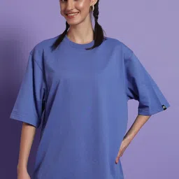 PockMAN Women Drop-Shoulder Sleeves Pure Cotton Bio Finish T-shirt-picture-31