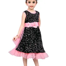 BAESD Print Net Fit & Flare Dress image 2