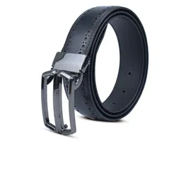 El'Curio Men Textured Leather Belt-picture-4
