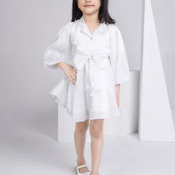 Peppermint Flared Sleeve A-Line Dress-image-10