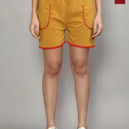 GRACIT Pack Of 2 Women Loose Fit Yoga Sports Shorts-image-12