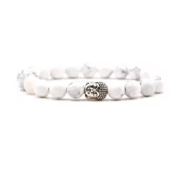 Divine souvenirs Unisex Artificial Beaded Elasticated Bracelet-image-63