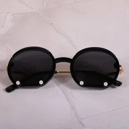 DukieKooky Kids Round Sunglasses with Polarised and UV Protected Lens-47
