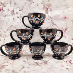 laghima jadon Multicoloured Ceramic Cups Set of 6-image-94