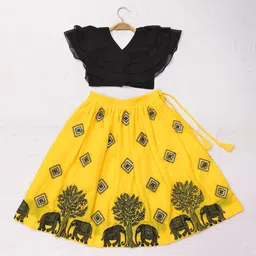 BAESD Girls Embellished Mukaish Ready to Wear Lehenga &-picture-27