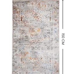 Sapana Carpet-Mats Cream-Coloured Abstract No Shredding Polyester Carpet image 3