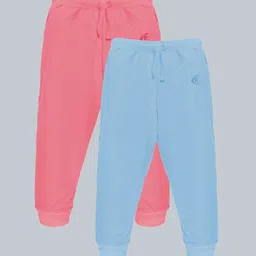 KiddoPanti Kids Pack Of 2 Cotton Mid-Rise Joggers-image-67