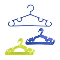 Aura Pack Of 20 Blue & Yellow Single Tier Bar Hangers-picture-10