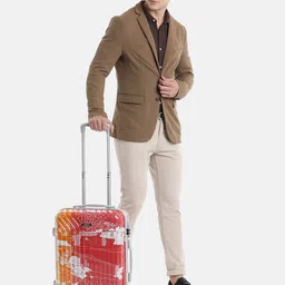 Teakwood Leathers Map Printed 360 Degree Rotation Hard-Sided Cabin-Sized Trolley Bag 32.2L-picture-28