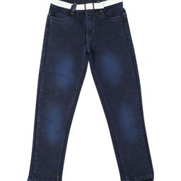 Arshia Fashions Boys Regular Fit Mid-Rise Low Distress Light Fade Stretchable Jeans-45