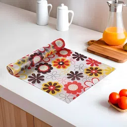 Myntra Elegant Homes Multipurpose Roll Flower EVA Kitchen Shelf Mats-46