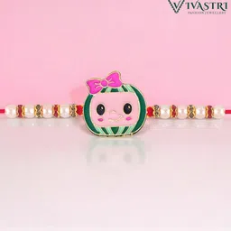 Vivastri Cocomelon Gold Plated Thread Rakhi-picture-31