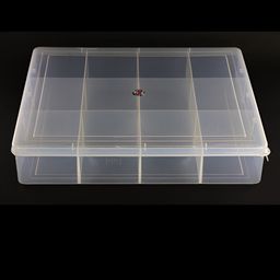 NMII Transparent Storage Box Jewellery Organiser With Lid-image-3