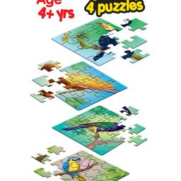 Frank Play And Learn Exotic Birds Puzzle Multicolour Set of 4(72 Pieces)for kids above 6+ Years - 11606 image 4