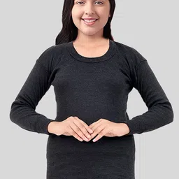 SPORTO Girls Round Neck Long Sleeves Thermal Top-18