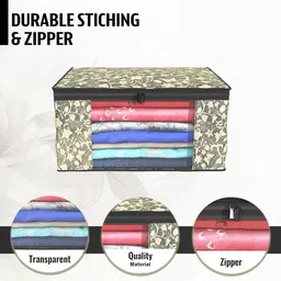 Kuber Industries Black Set of 6 Regular Drawer Organiser Organisers image 4