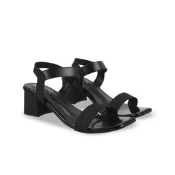 Shoetopia Women Solid Party Block Sandals-17