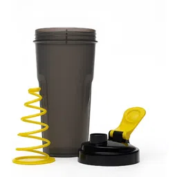 ADRENEX Black & Yellow Single Plastic Solid Water Bottle-47