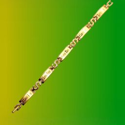 Dynamic Retail Global Gold Plated Stainless Steel Link Bracelet-image-42