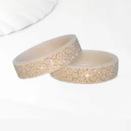 SAVORADE Set Of 2 White Plastic Bangle-picture-35