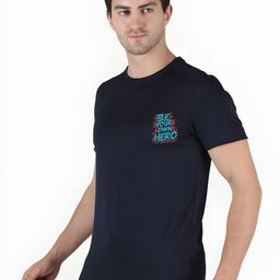 SZN Typography Printed Round Neck T-shirt-image-99