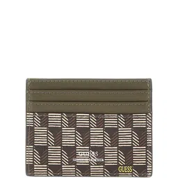 GUESS Men Geometric Printed PU Card Holder-14