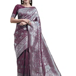 Maroosh Woven Design Zari Saree-picture-56