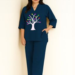 Naida Printed T-shirt & Trousers Co-Ords-image-96