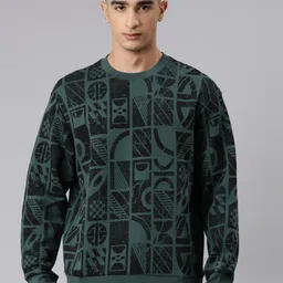 Xtep Men Printed Sweatshirt-image-3