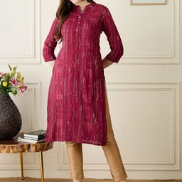 Anouk Women Geometric Print Kurta-picture-48