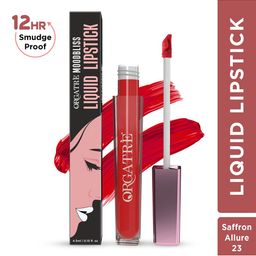 Orgatre Mood Bliss Long Lasting & Hydrating Liquid Lipstick - 4.5 ml - Saffron Allure - 23-16