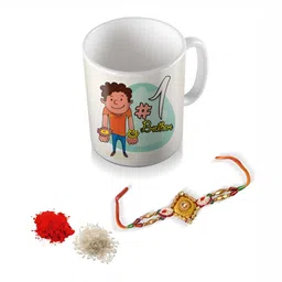 SKYTRENDS Multicoloured Ceramic Mug-image-3