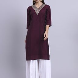 BANJANAN Women Ethnic Motifs Yoke Design Festive Straight Kurta-image-13