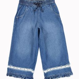 Gini and Jony Girls Faded Comfort Straight Fit Culottes Trousers-picture-15