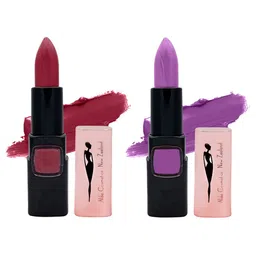 Pretty Woman Set of 2 Long Lasting Color Rush Matte Lipsticks 4.2 g Each - L03 & L18-image-25