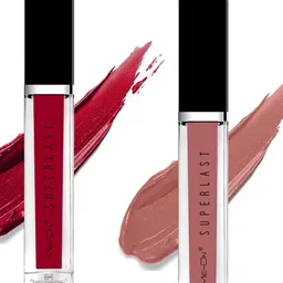 ME-ON Set of 2 Superlast Long Lasting Lip Gloss 6 ml each - Shade 01 & 21 image 2